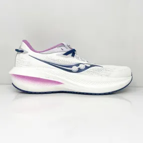 Saucony Womens Triumph 21 S10881-31 White Running Shoes Sneakers Size 8