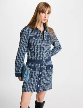 Short tweed jacket multicolor women