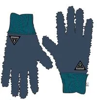 Snowfall Recycled Sherpa Gloves - Deep Navy