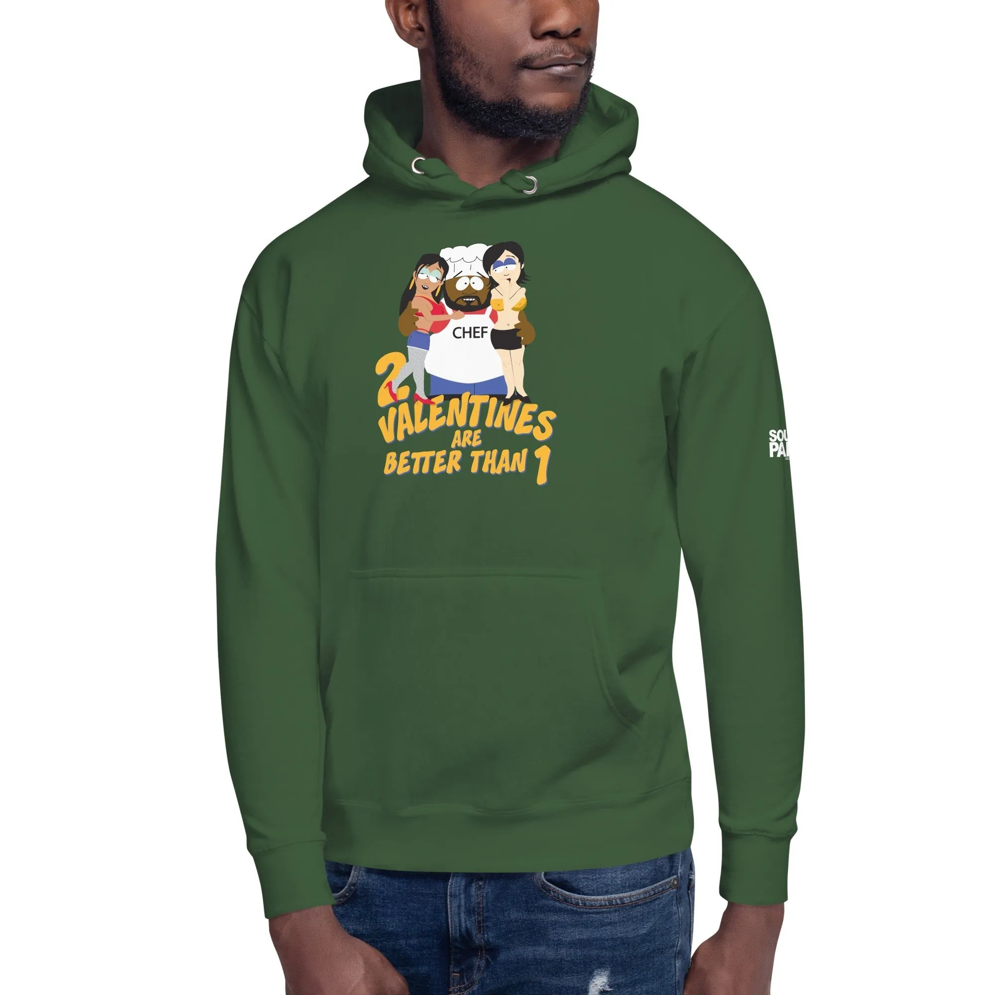 South Park 2 Valentine's Is Better Than 1 Adult  Premium Hoodie