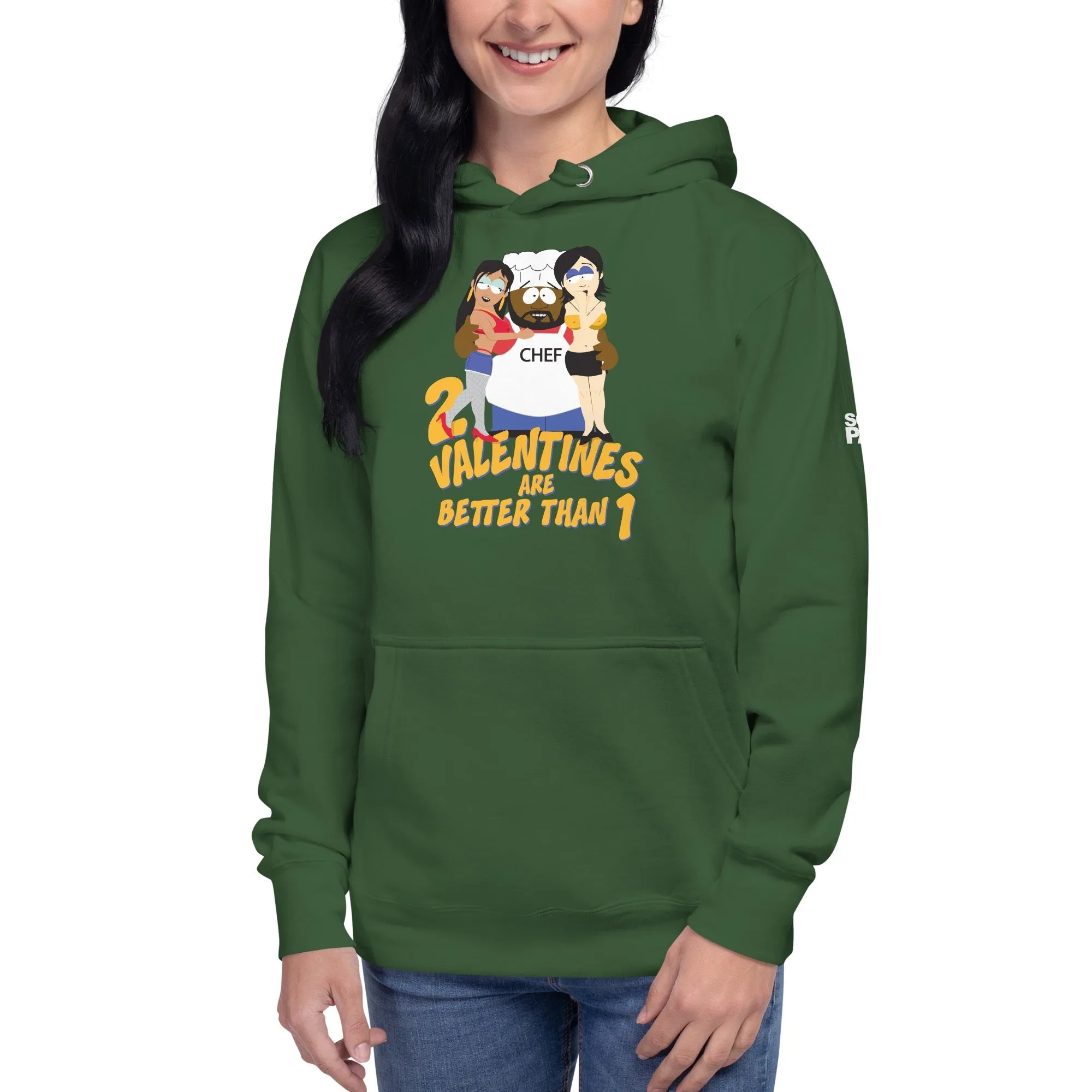 South Park 2 Valentine's Is Better Than 1 Adult  Premium Hoodie