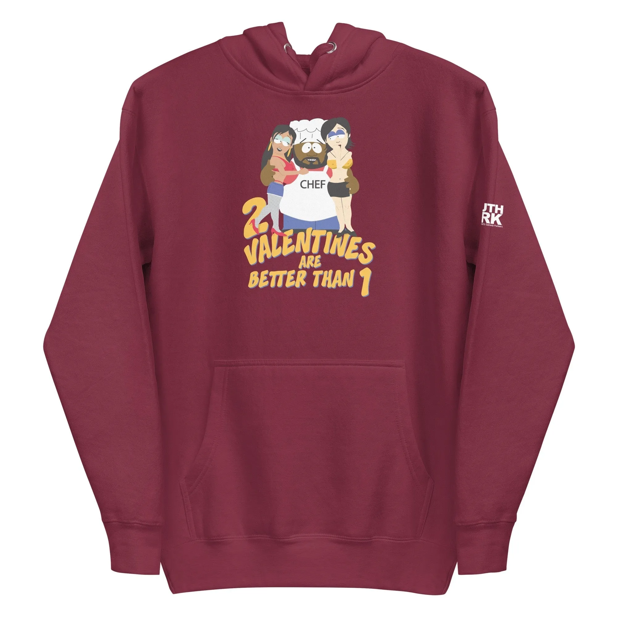 South Park 2 Valentine's Is Better Than 1 Adult  Premium Hoodie