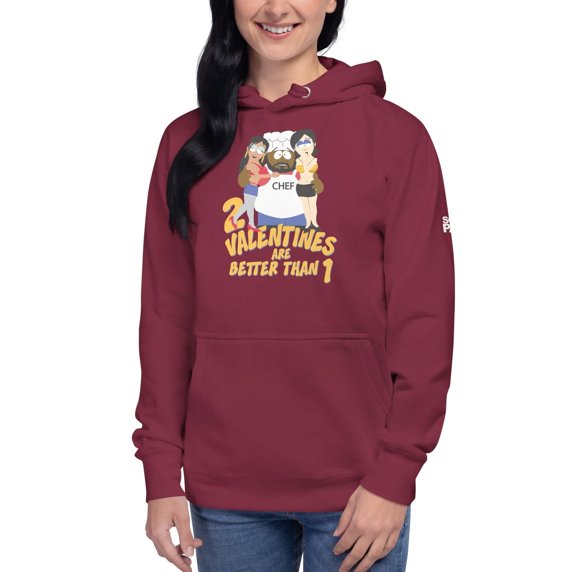 South Park 2 Valentine's Is Better Than 1 Adult  Premium Hoodie