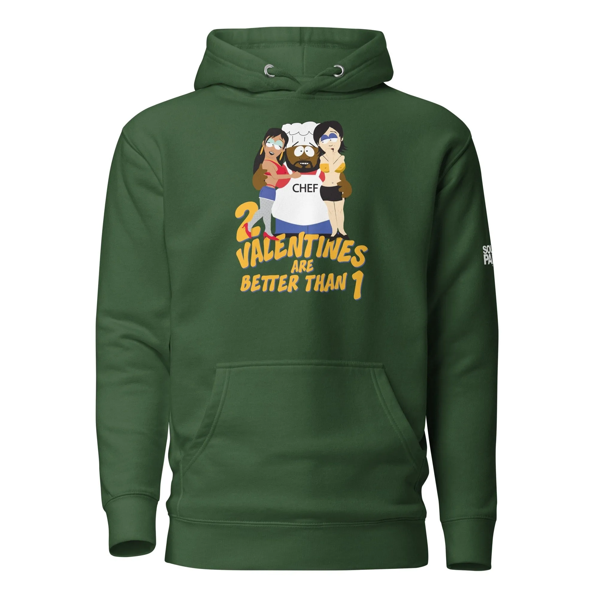 South Park 2 Valentine's Is Better Than 1 Adult  Premium Hoodie