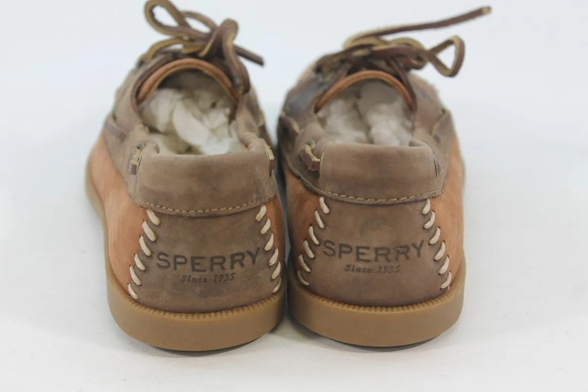 Sperry-Top Sider Leeward Women's Brown 3 Boat Shoes 6M (ZAP12496)