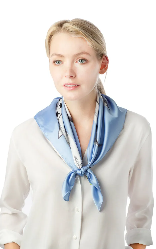 SPSS4950 Sea Story Printed Scarf