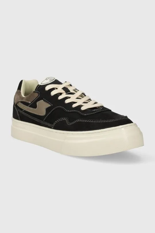 Stepney Workers Club suede sneakers Pearl S-Strike Nubuck black color YA09539