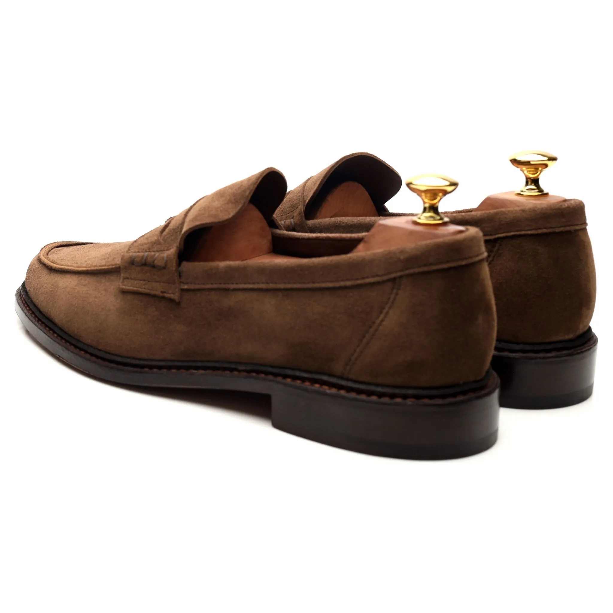 Sunspel Brown Suede Loafers UK 9