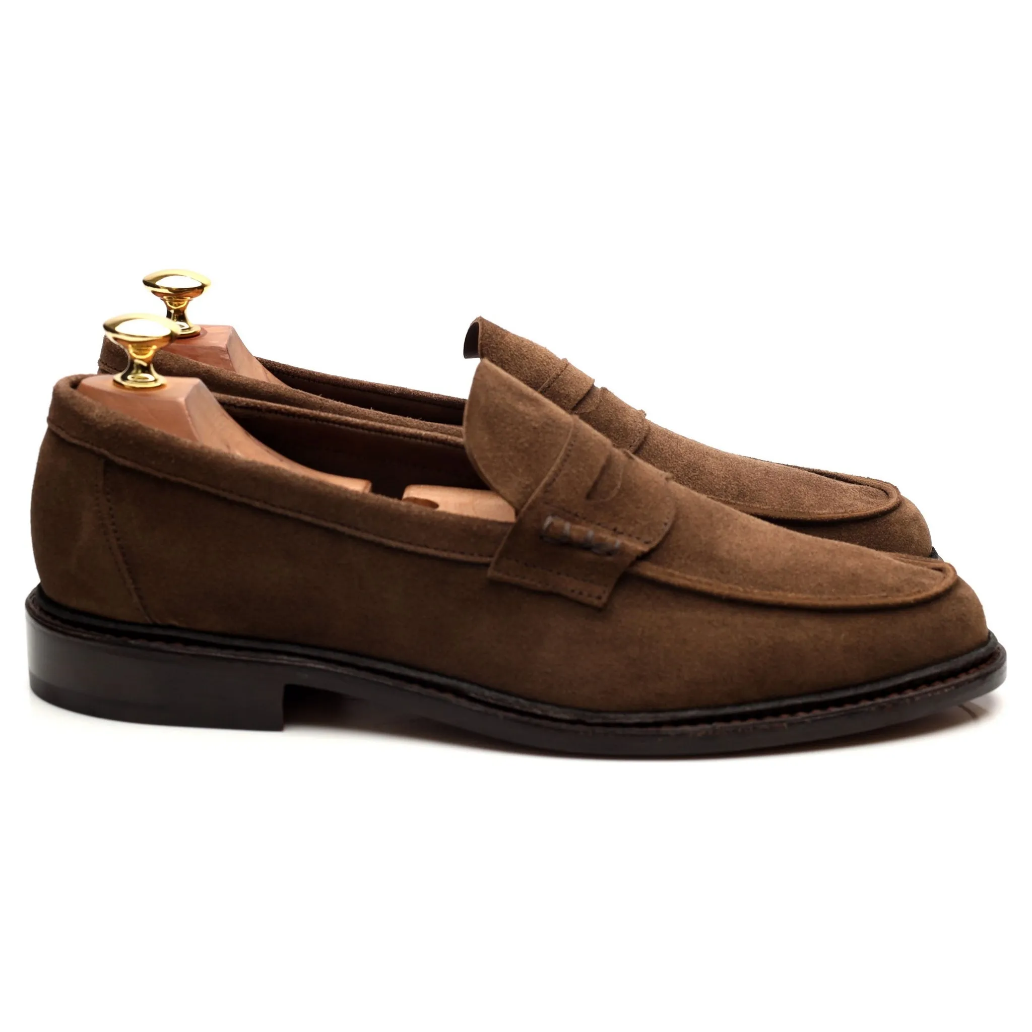 Sunspel Brown Suede Loafers UK 9