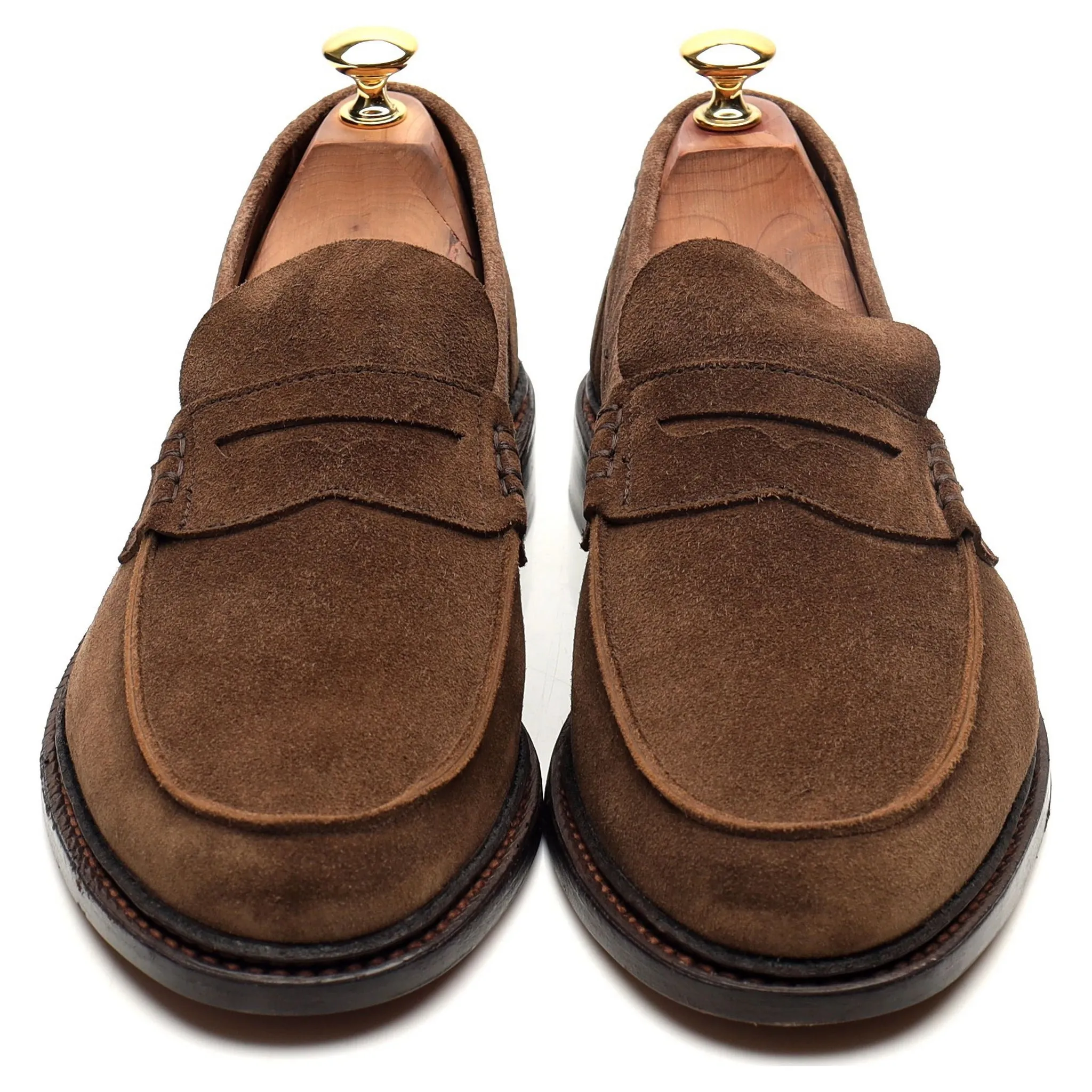 Sunspel Brown Suede Loafers UK 9