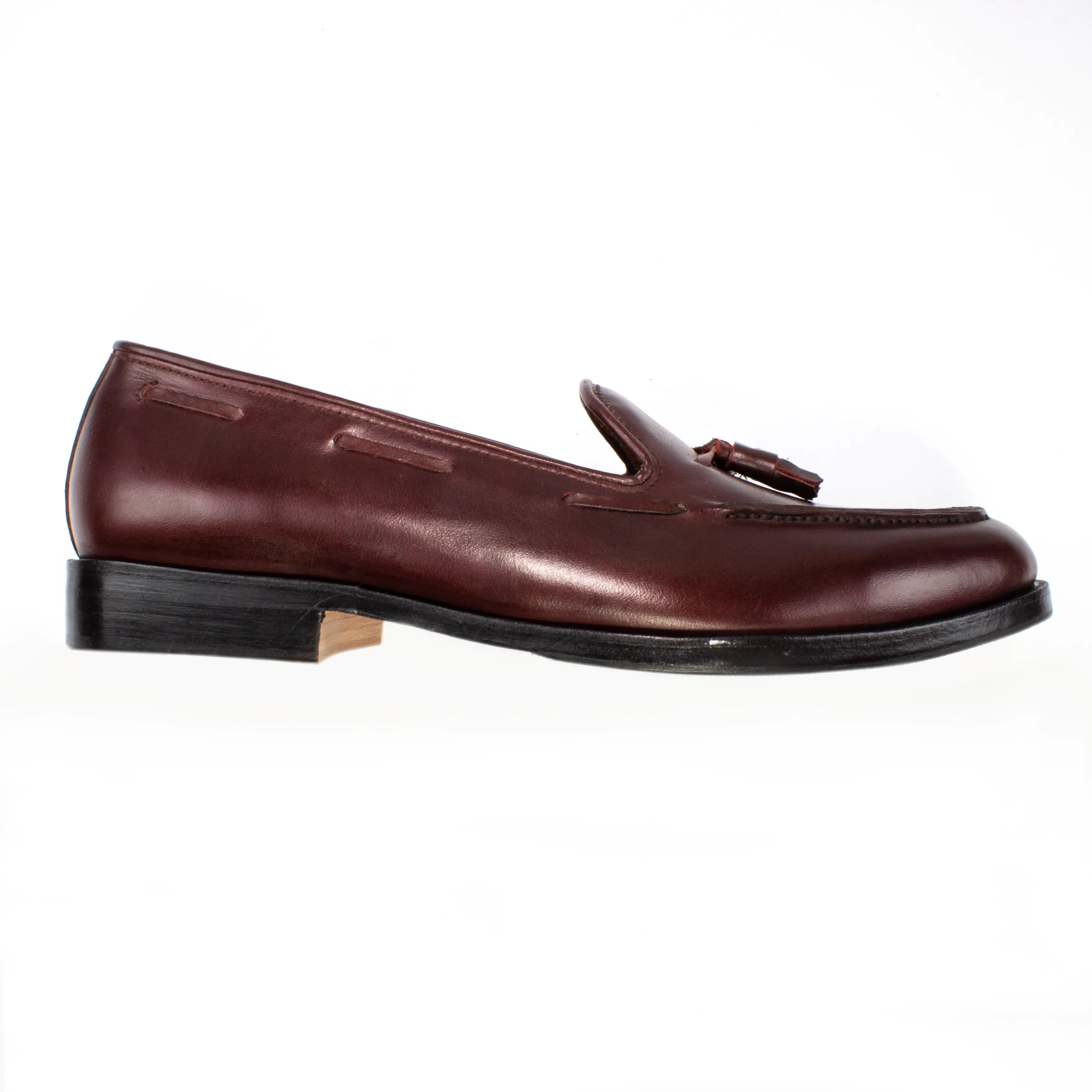 The Grand Tassel Loafer - Oxblood Burgundy