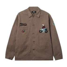 Tired Moto Field Coat - Chocolate