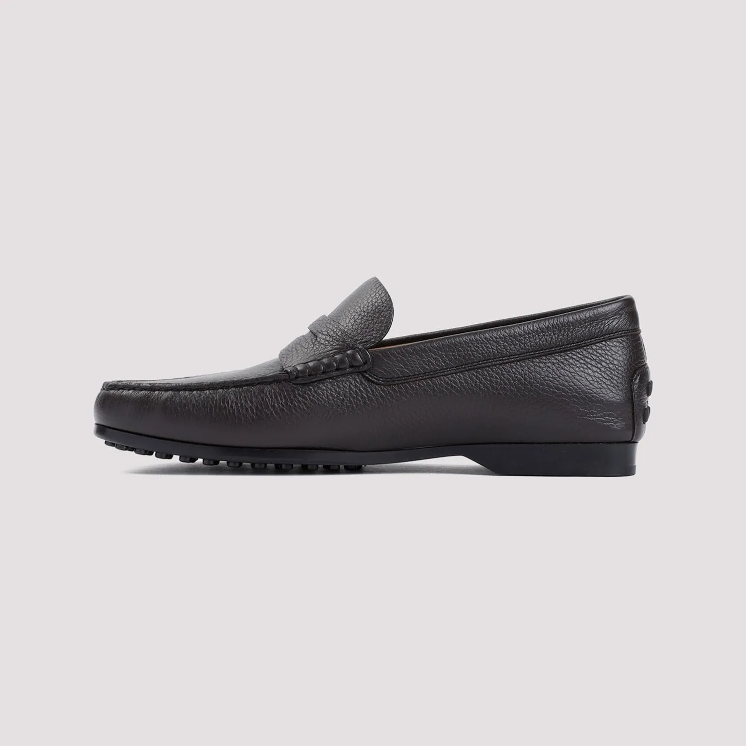 TOD'S Luxury Brown Deer Leather Loafers