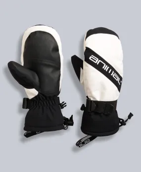 Track Womens Snow Mittens - Monochrome