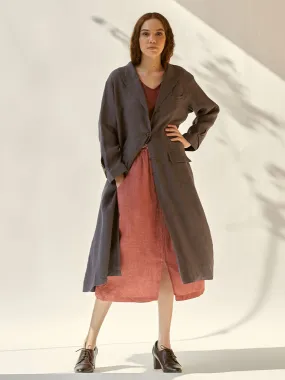 Trench Me Not Charcoal Coat