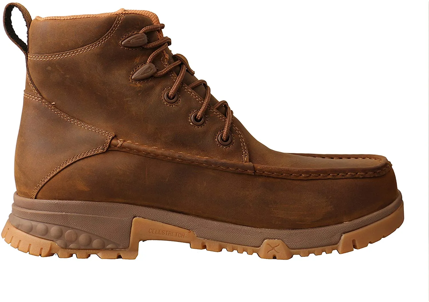 Twisted X Men's 6 Work Boot with CellStretch comfort technology