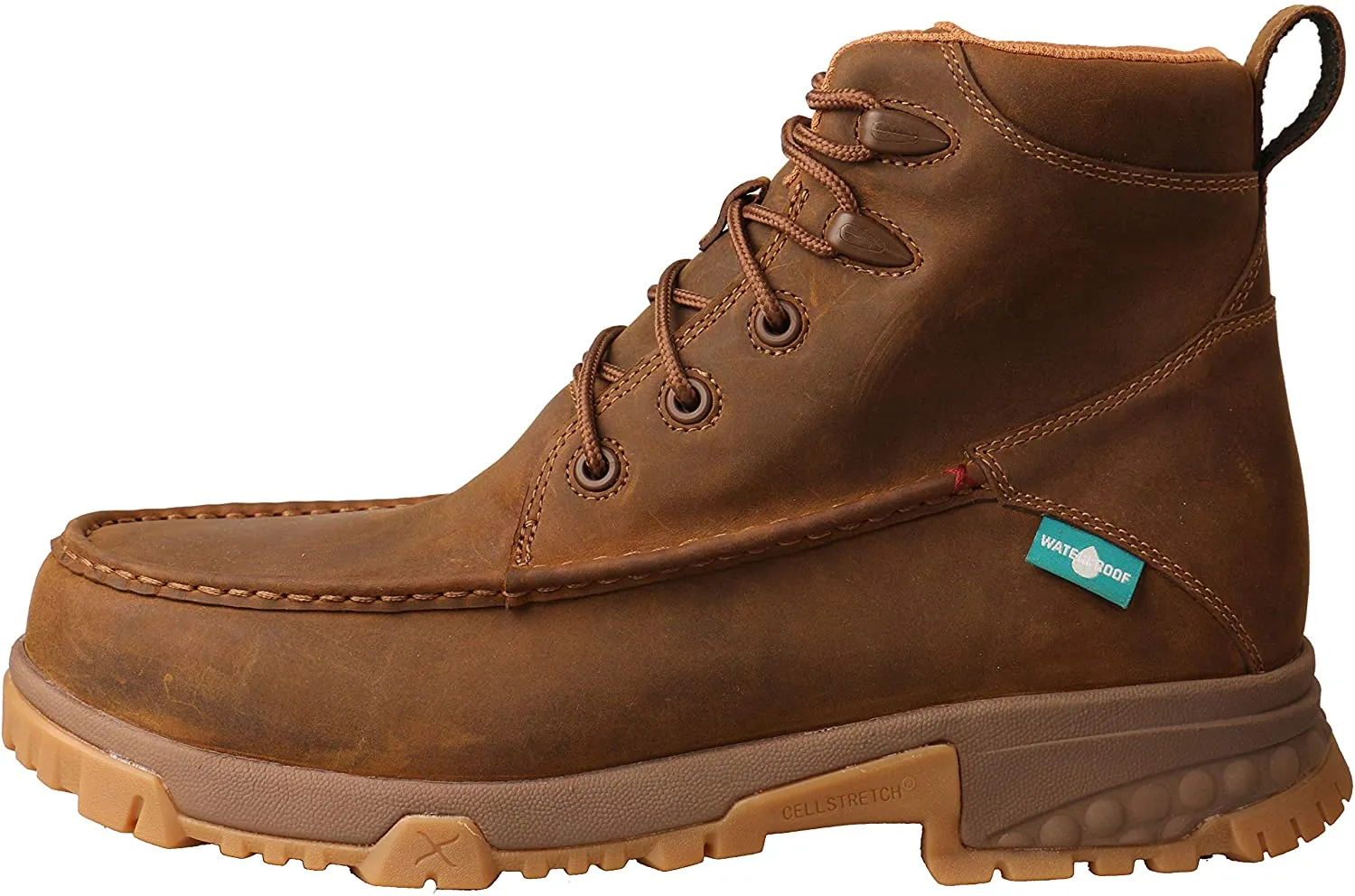 Twisted X Men's 6 Work Boot with CellStretch comfort technology