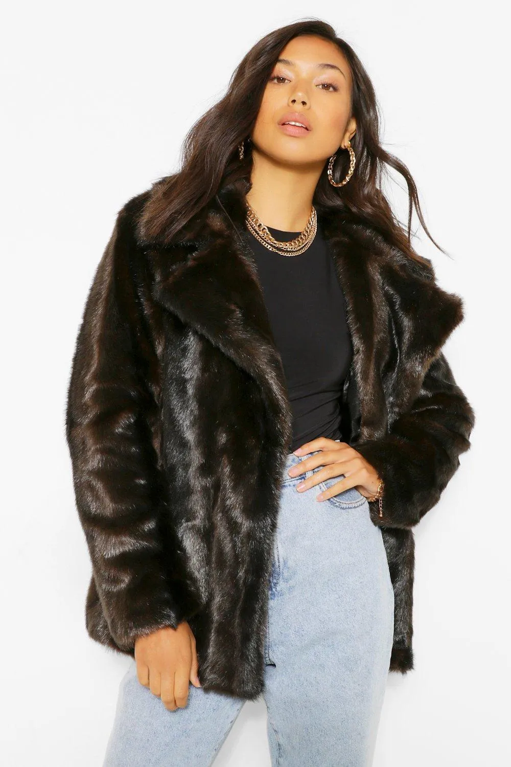 Vintage Faux Fur Coat