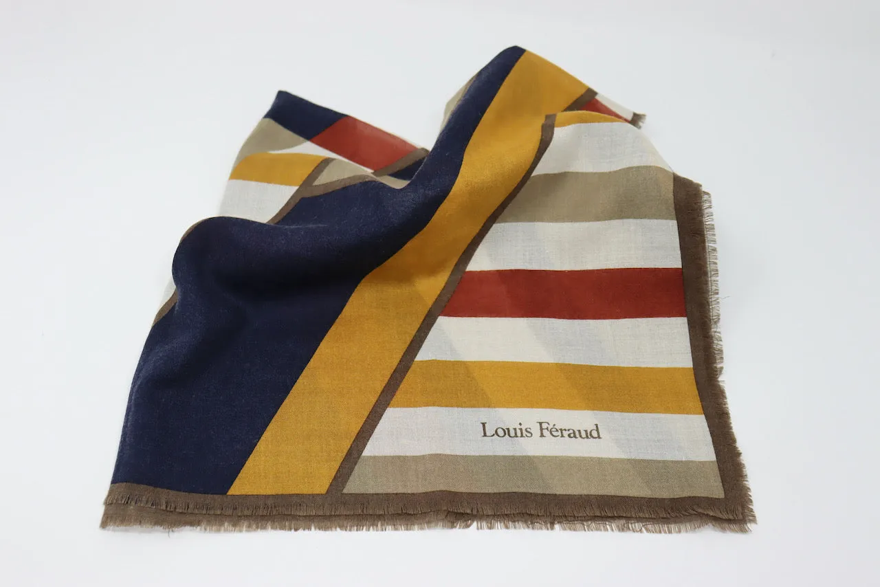 Vintage LOUIS FERAUD Wool Scarf