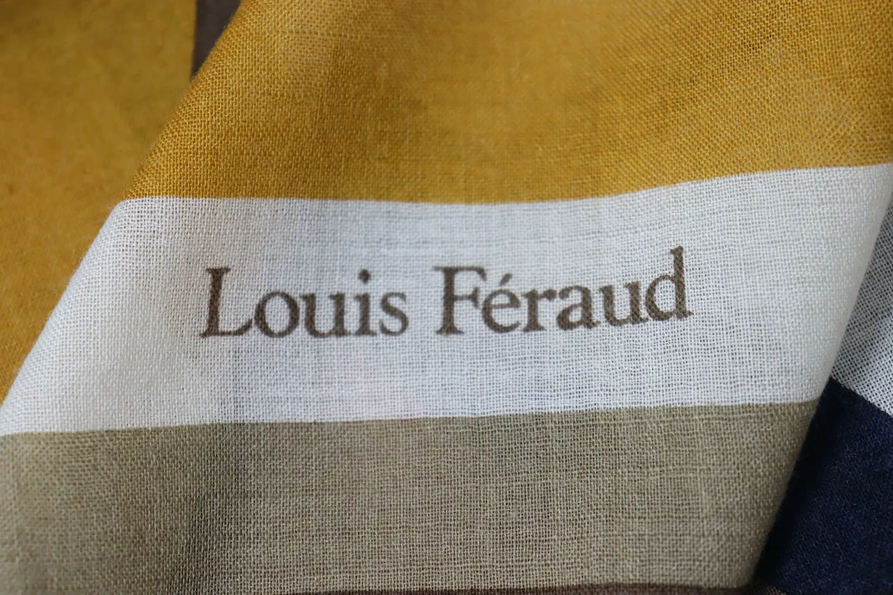 Vintage LOUIS FERAUD Wool Scarf