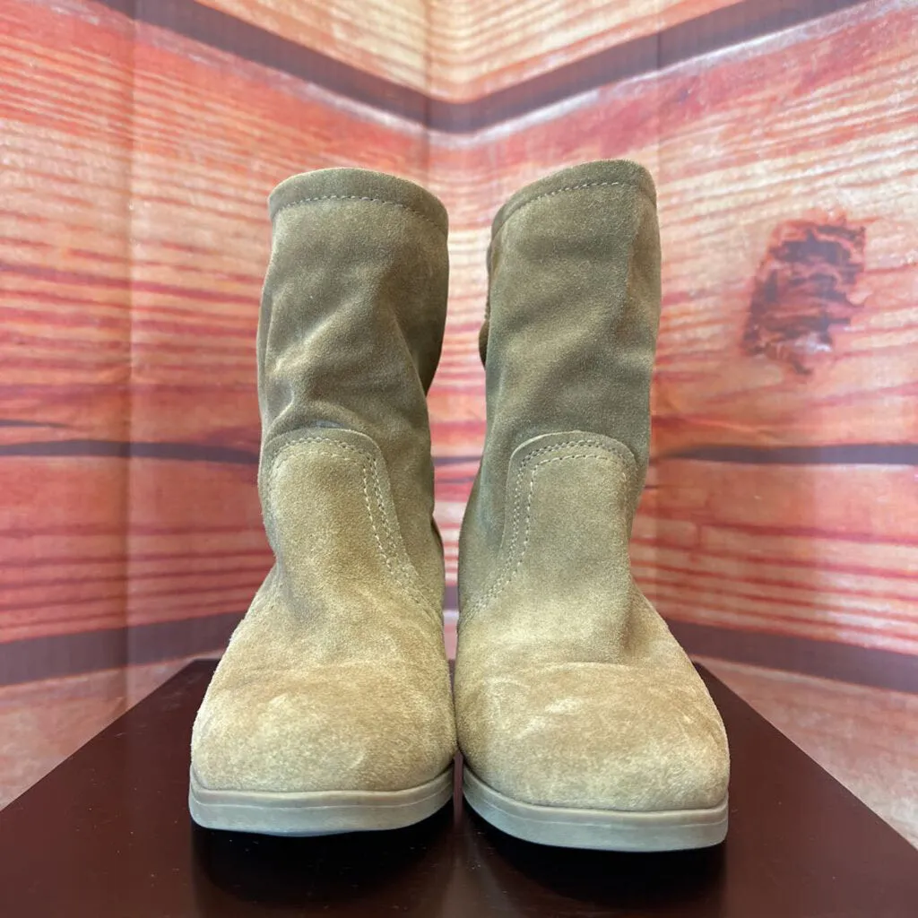 WHITE MOUNTAIN TAN LEATHER BEHARI BOOTS SZ 10 TCC