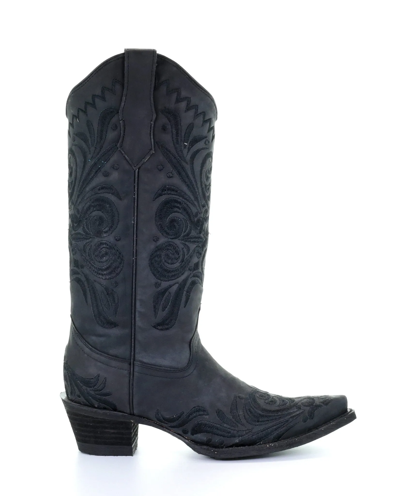 Women's Embroidery Filigree Western Boots