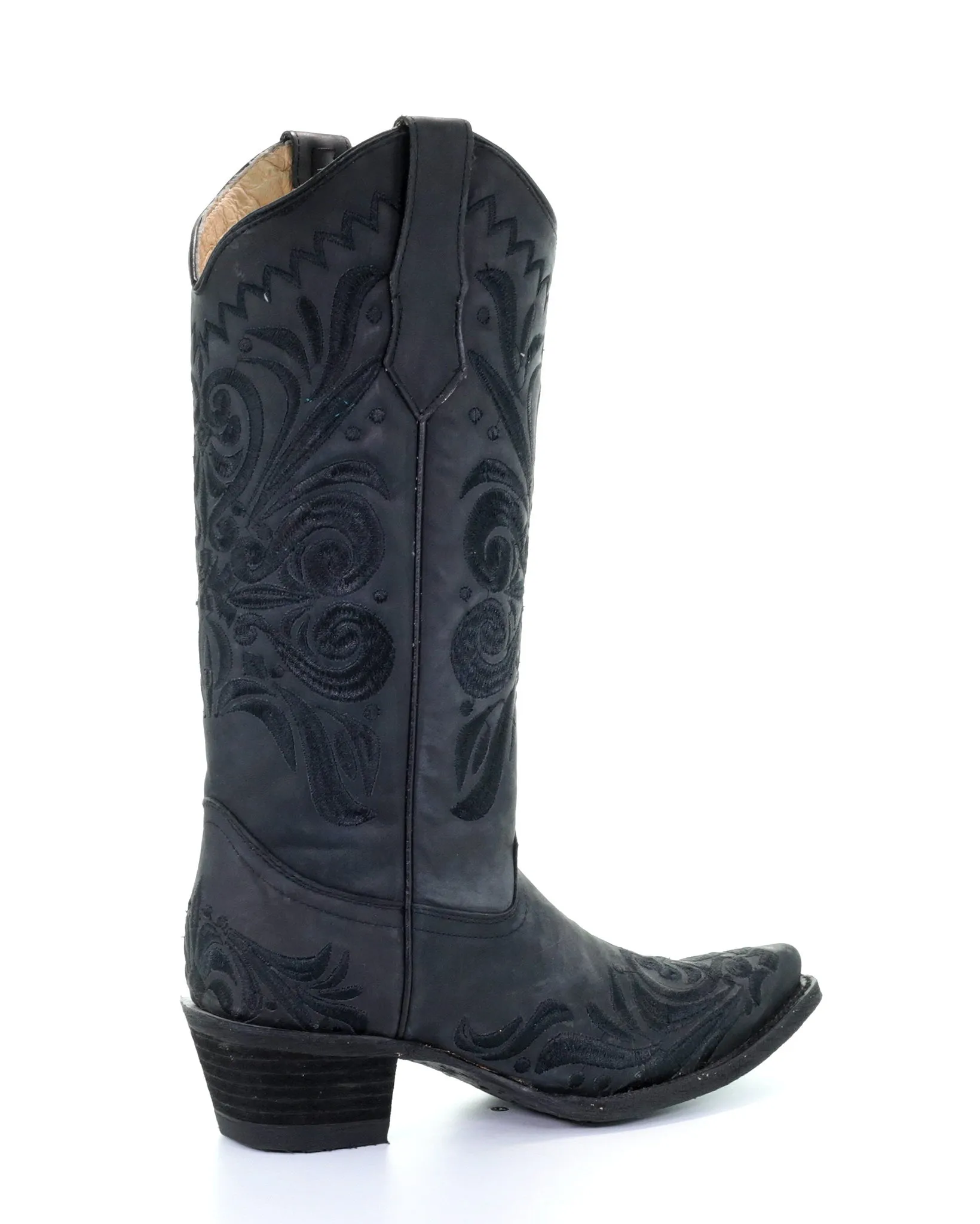 Women's Embroidery Filigree Western Boots