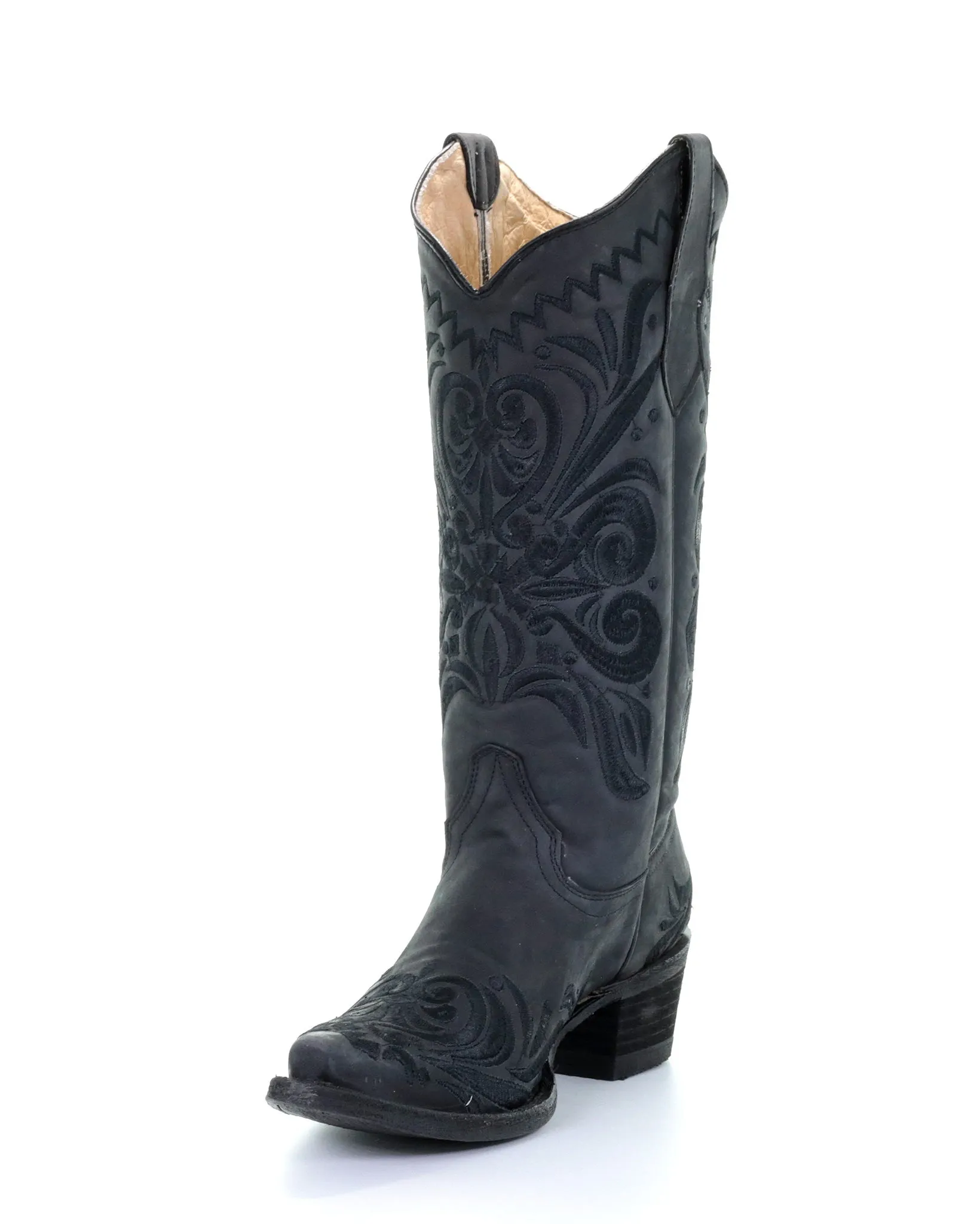 Women's Embroidery Filigree Western Boots