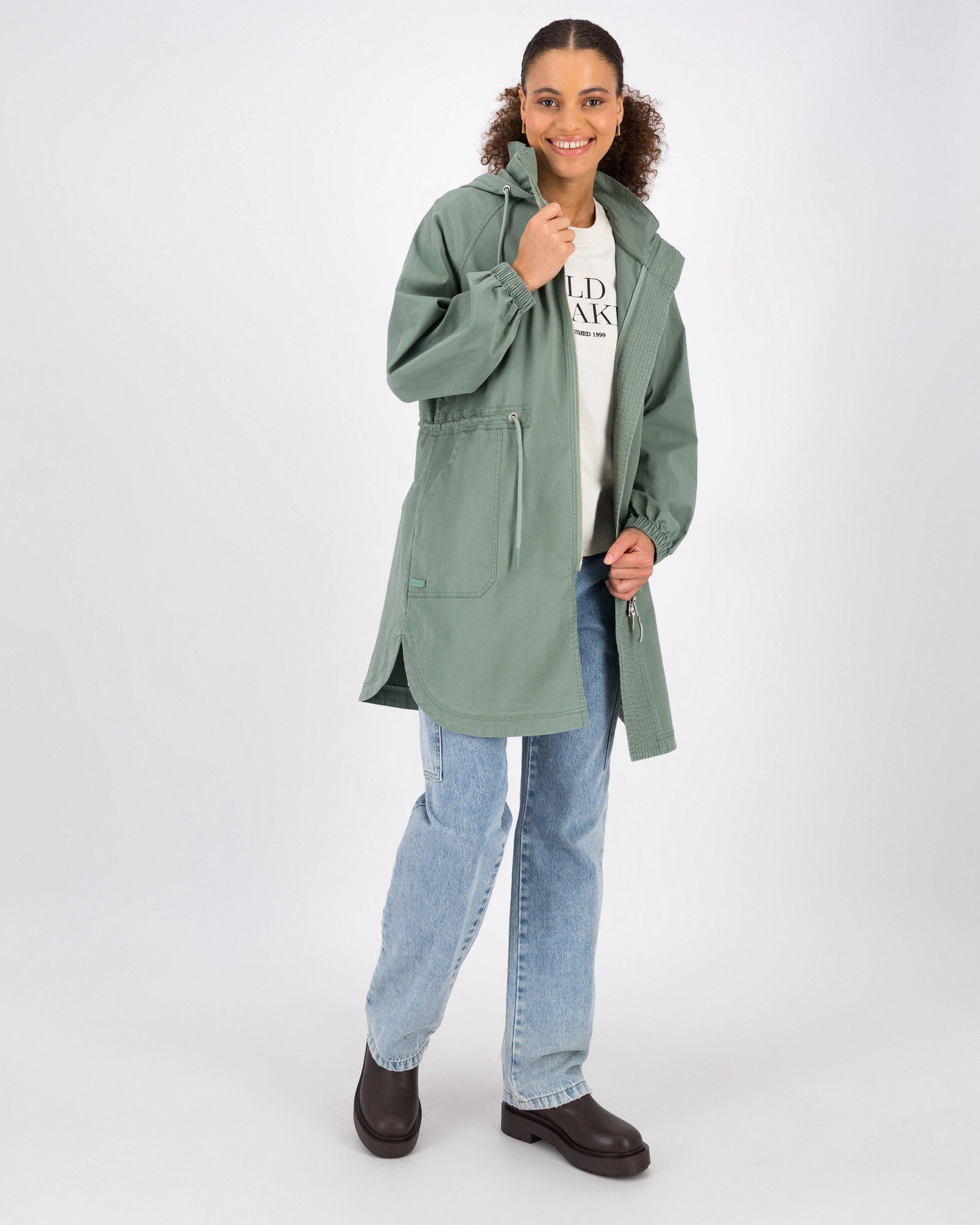 Women’s Thembi Mid-Length Parka | Old Khaki