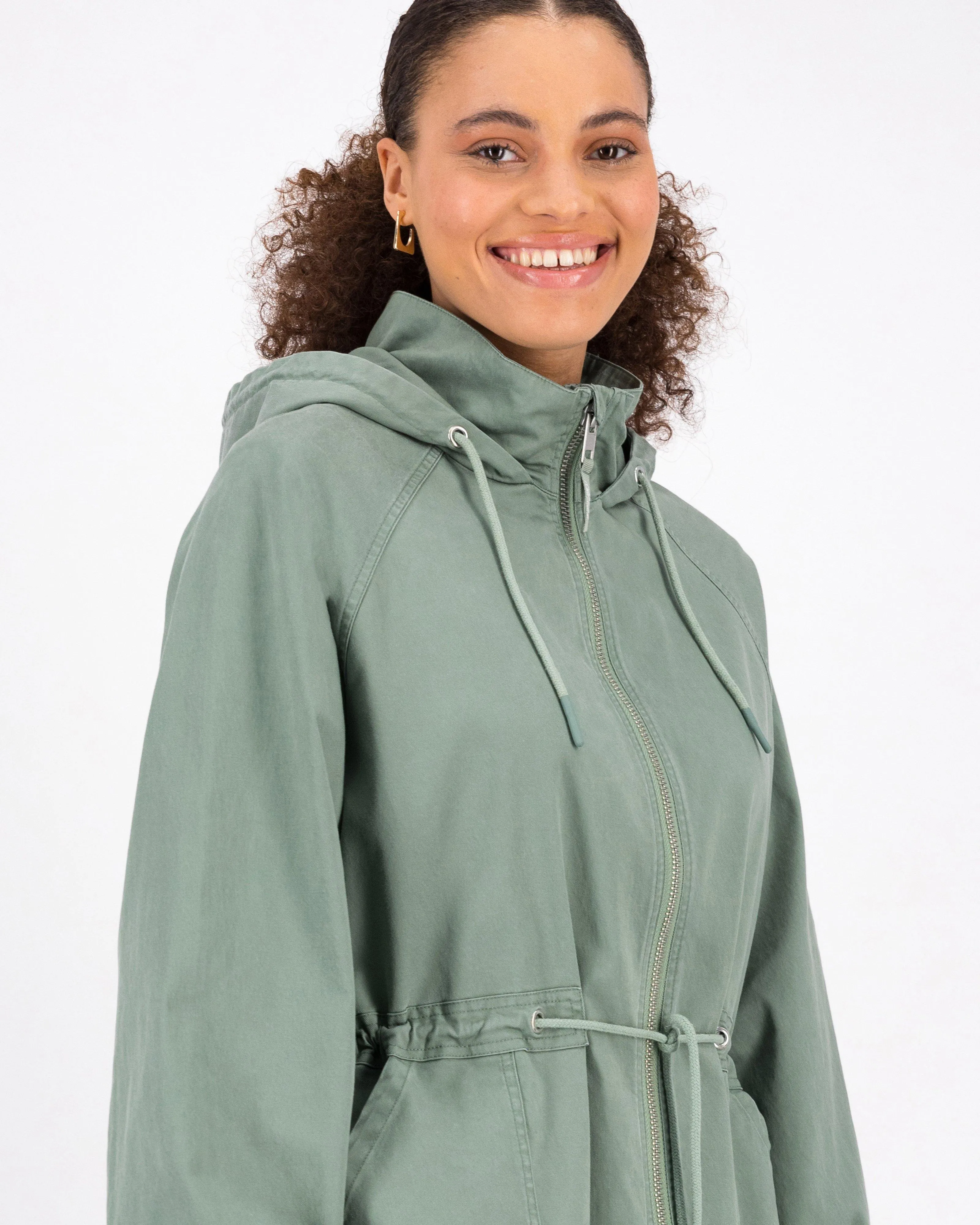 Women’s Thembi Mid-Length Parka | Old Khaki