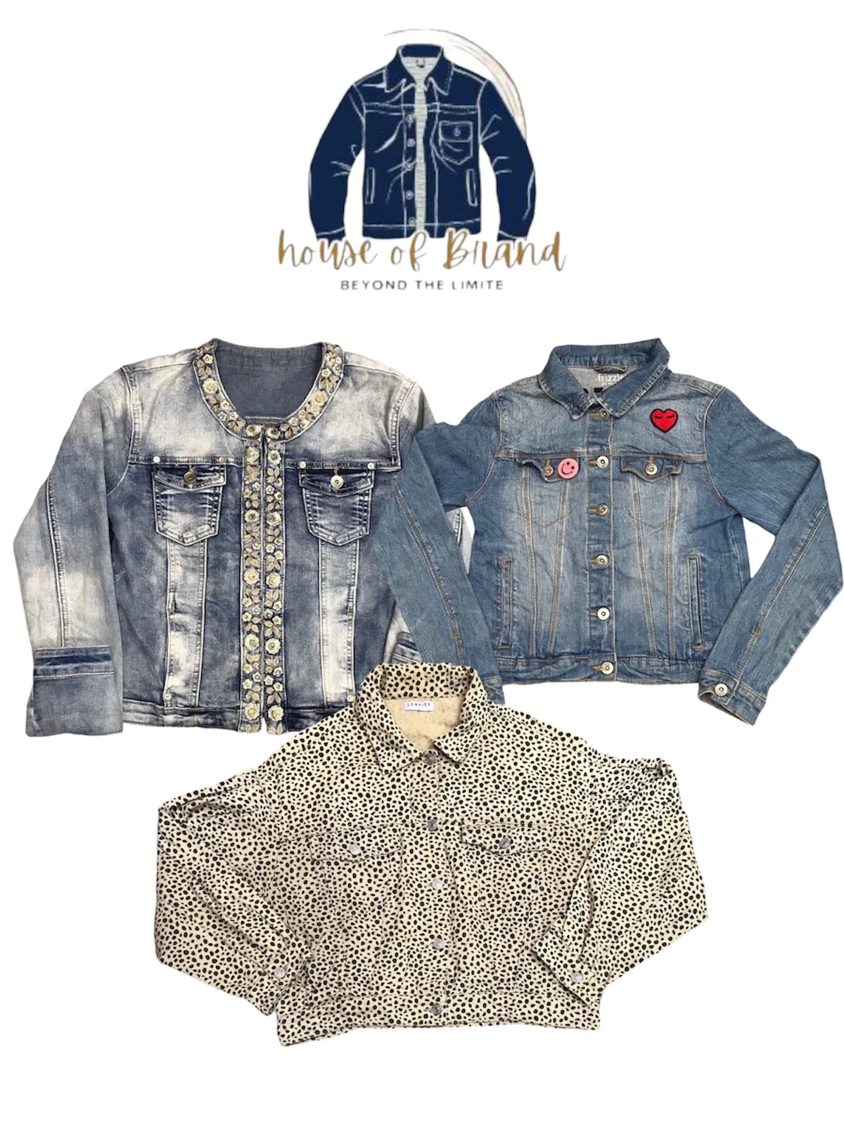 Y2k Stylish branded denim Jackets