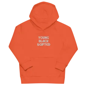 Young, Black & Gifted Kids Embroidered Eco Hoodie